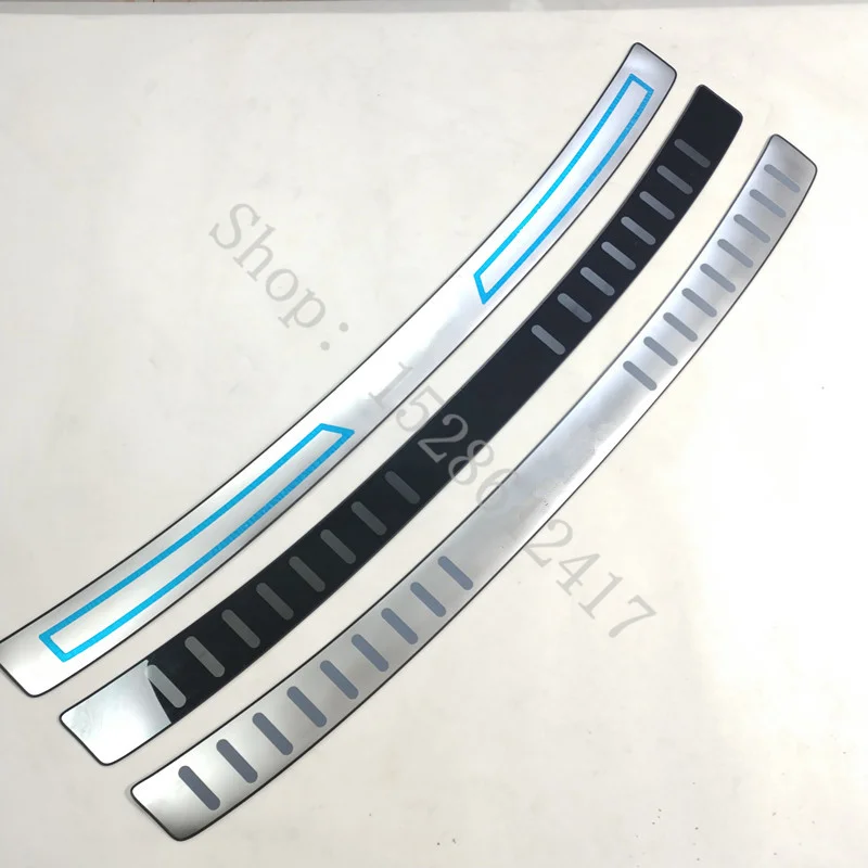 

For VW/Volkswagen Tiguan MK2 2017-2020-2025 stainless car Rear Bumper Protector Sill Trunk Tread Plate Trim Car Accessories