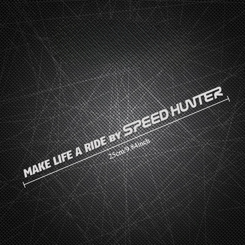 1PC MAKE LIFE A RIDE Motorcycle Vinyl Sticker, Waterproof Decal for Side Panels, Fuel Tank, Fairing, Scooter Body Decor