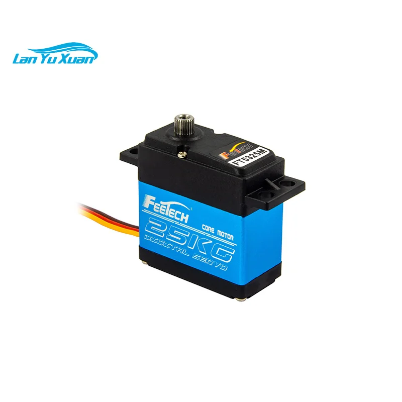 Feetech 7.4V 25kg.Cm DIY RC Servo for Car Monster Traxx Off-Road Climbing Digital Servo Horn Steering Gear Radio Control Toy