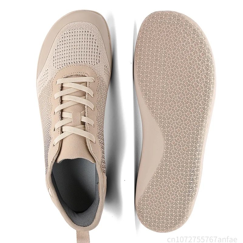 Men Barefoot Shoes Flash On Woven Shoes Hiking Sneaker Unisex Mesh Casual Sport Shoes Lightweight Non-slip Rock Climbing Shoes