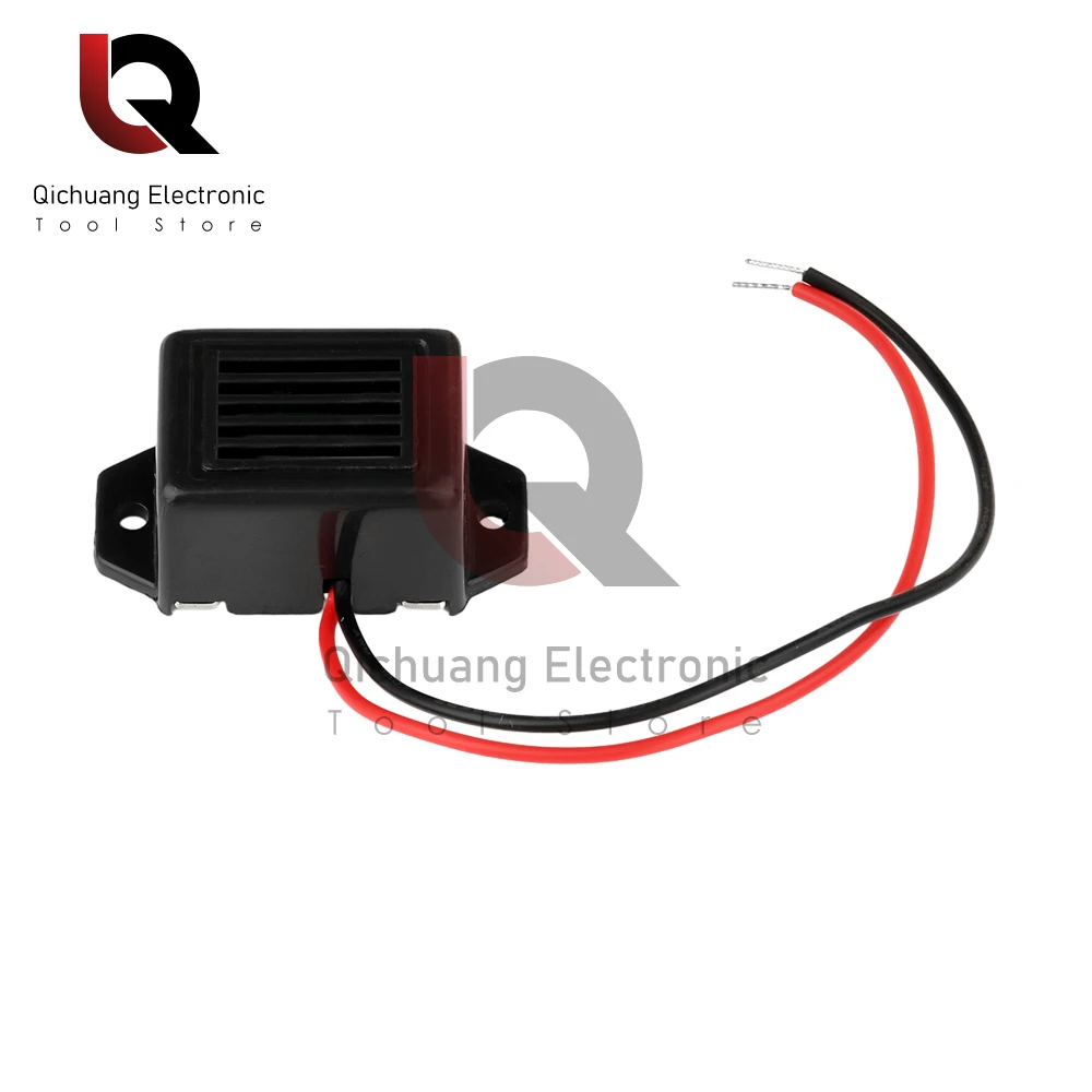 1 صفارة إنذار DC 3V/6V/9V/12V 85dB 25mA صفارات إنذار إلكترونية صغيرة نغمة ثابتة