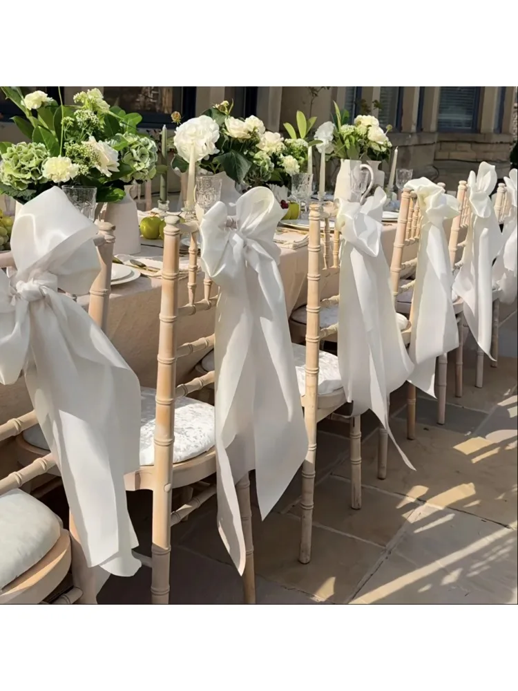 Reuze satijnen lint strikken, solide, stijlvolle, grote strikdecoraties voor cadeau, wand, feest, bruiloft, decoratie en meer - afbeelding 2
