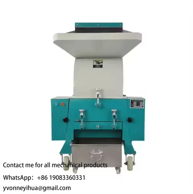 PE PP PVC PET Waste Crushing Machine Plastic Crusher Industrial Shredder 15 10 HP Claw Type Bottle Recycling Industrial