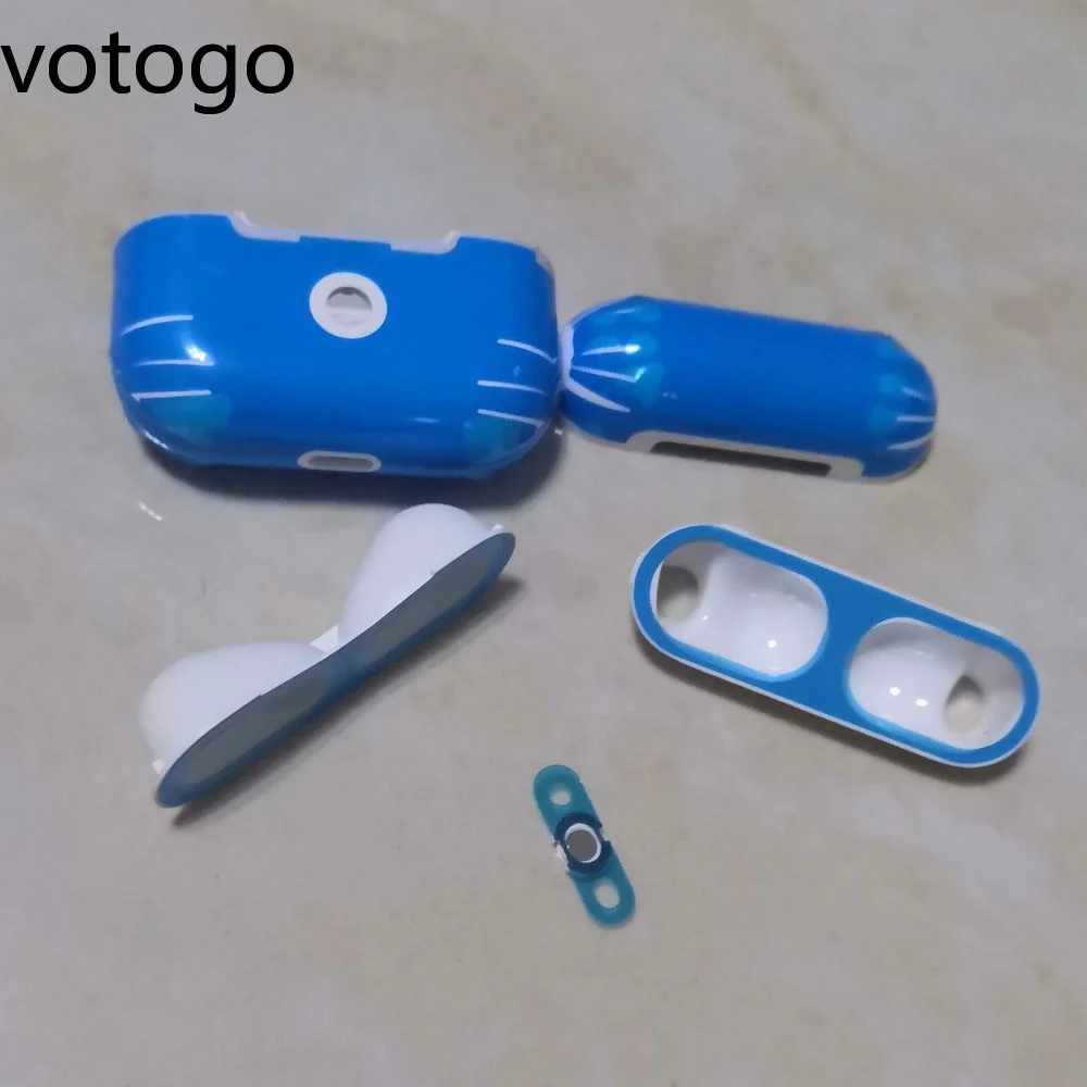 

Оригинальные запасные части для Airpods Pro 1 2 3, аксессуары для наушников, корпус для аккумулятора, Восстановленный комплект для замены