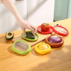 4 styles Kitchen Transparent Reusable Airtight Fresh Storage Storage Box for Fruits and Vegetables Easy to Clean Kitchen Gadgets