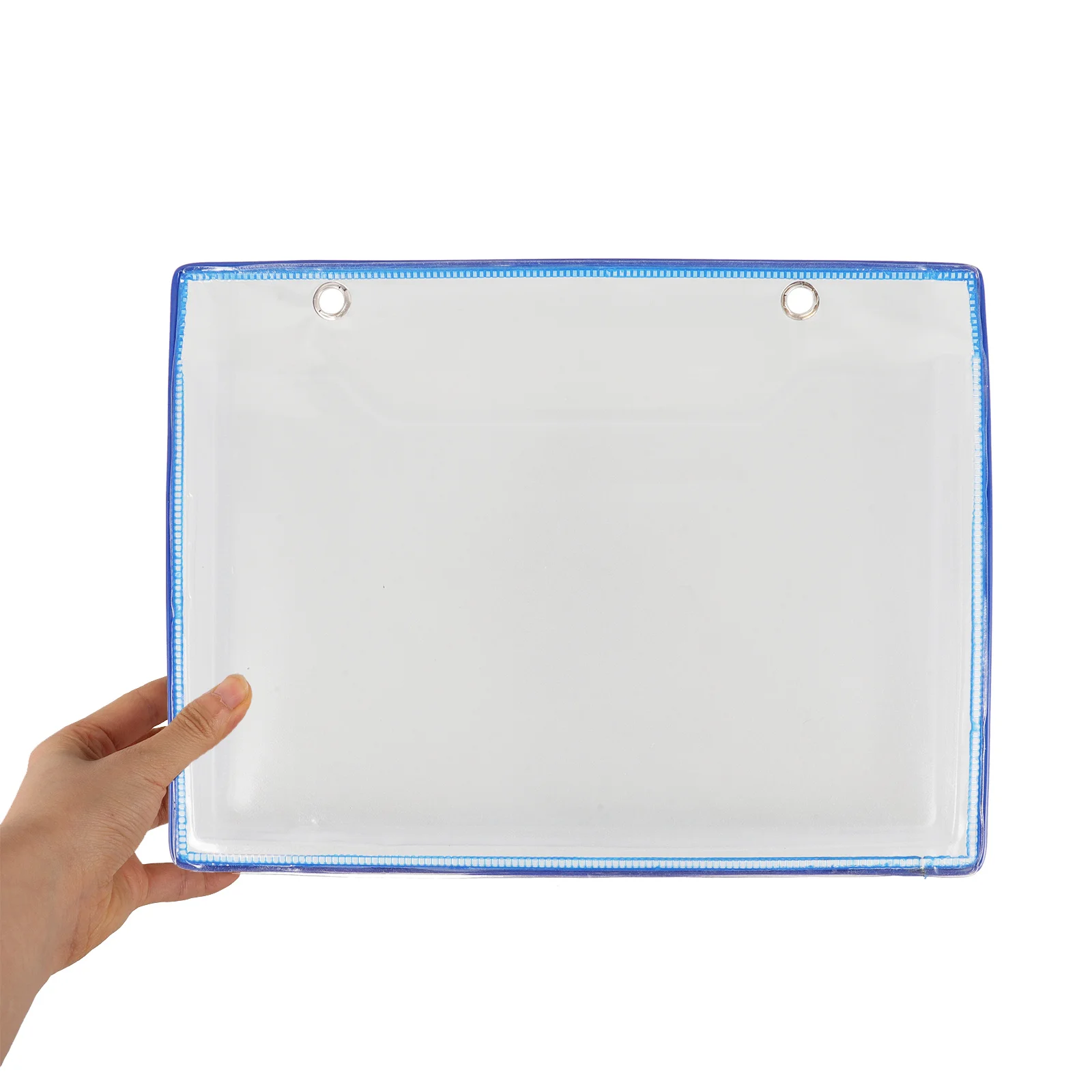 Pouch Mount File Organizer Hanging Folder Plastic Wall File Holder Large Capacity Document Storage Bag Paper Holder For