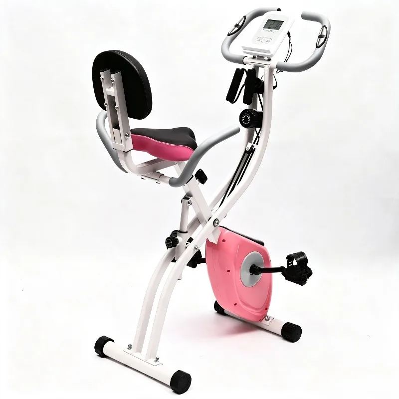 Foldable Portable for Home Workouts Quiet for Indoor Use A Magnetic Exercise Bike for Cycling and Home Workouts