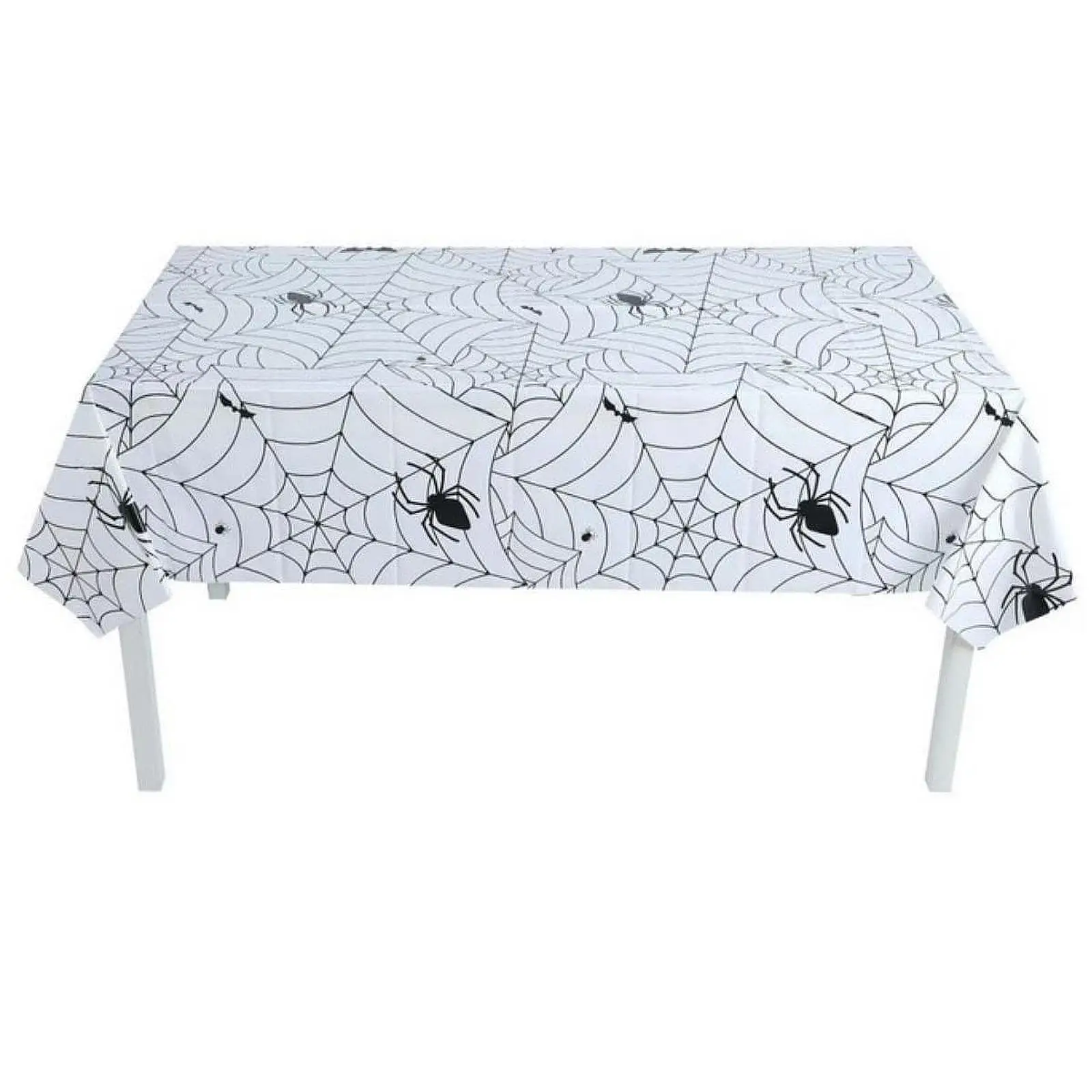 Halloween Table Cloth 54x108inch Haunted House Decorative Rectangle for Horror Night Halloween Indoor Dinner Table Decoration