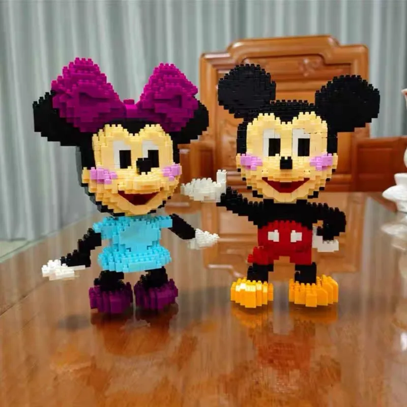 

DIY Miniature Small Particle Diamond Building Blocks Disney Mickey and Minnie Educational Puzzle Toys