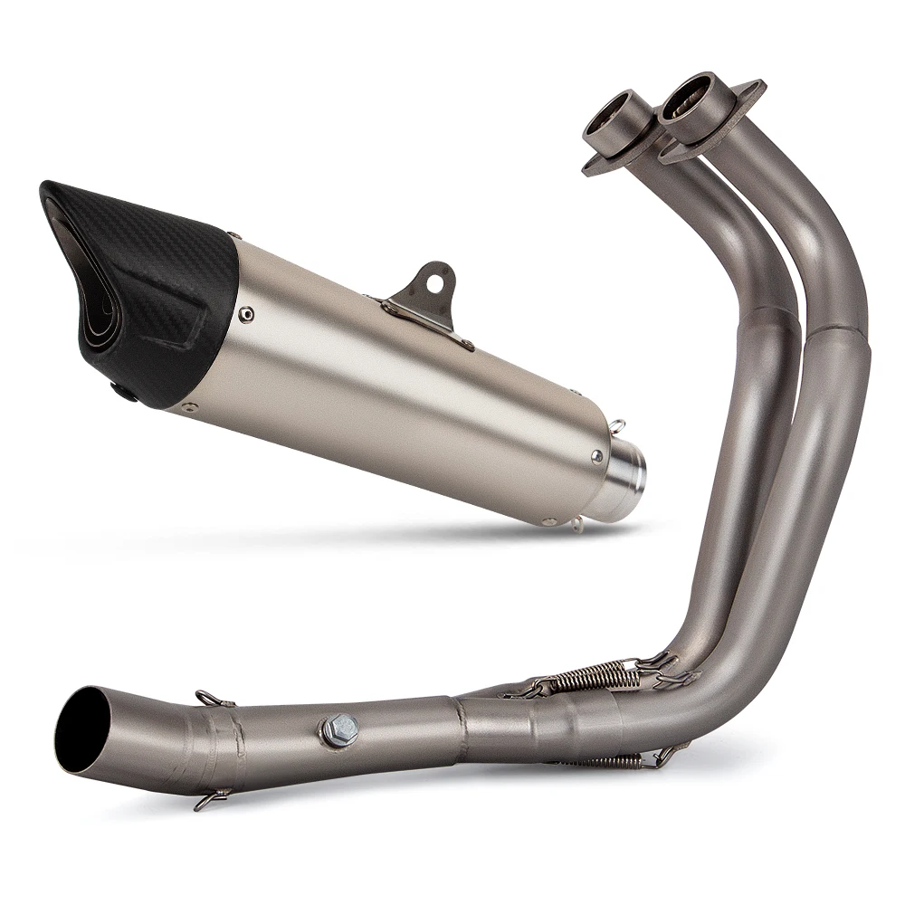 

Новый MT07 из титанового сплава, спортивный автомобиль, выхлопная труба, полносекционная передняя часть, модификация мотоцикла, стальной материал, кондиционер