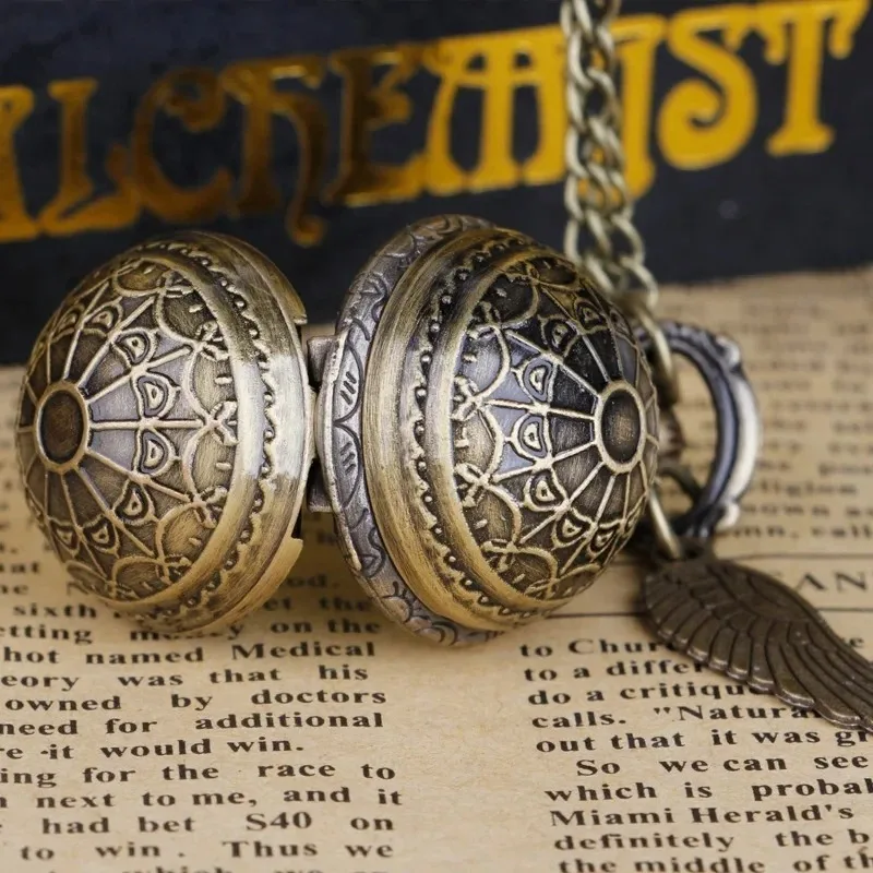 Vintage zakhorloge mannen vrouwen beste cadeau nieuw ontwerp quartz ketting hanger ketting cadeau voor kinderen Reloj De Bolsillo Magic