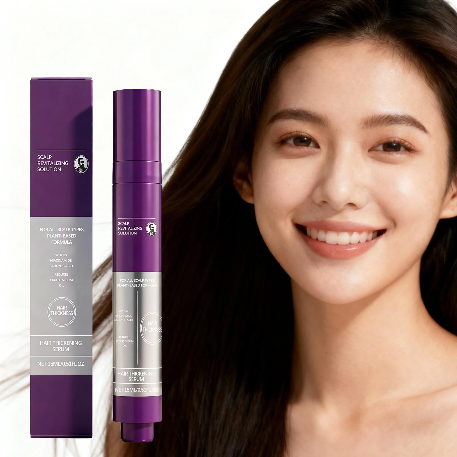 

Scalp Revitalizing Solution Scalp Repair Serum Increase Hair Thickness Reduce Hair Breakage Nourishing Scalp Rosemary Oil Serum