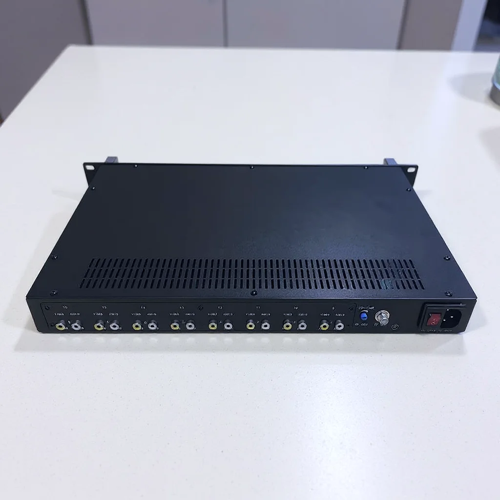 

4, 8, 12, 16-канальный кабельный ТВ-аналоговый модулятор, регулируемые отправленные частоты, обработка IF, AV к аналоговому РФ