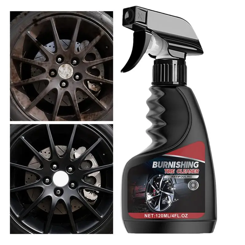 

Wheel Cleaner Spray 120ml Car Detailing Cleaning Spray Efficient Car Wash Wheel Cleaning Spray Auto Washing Accessories