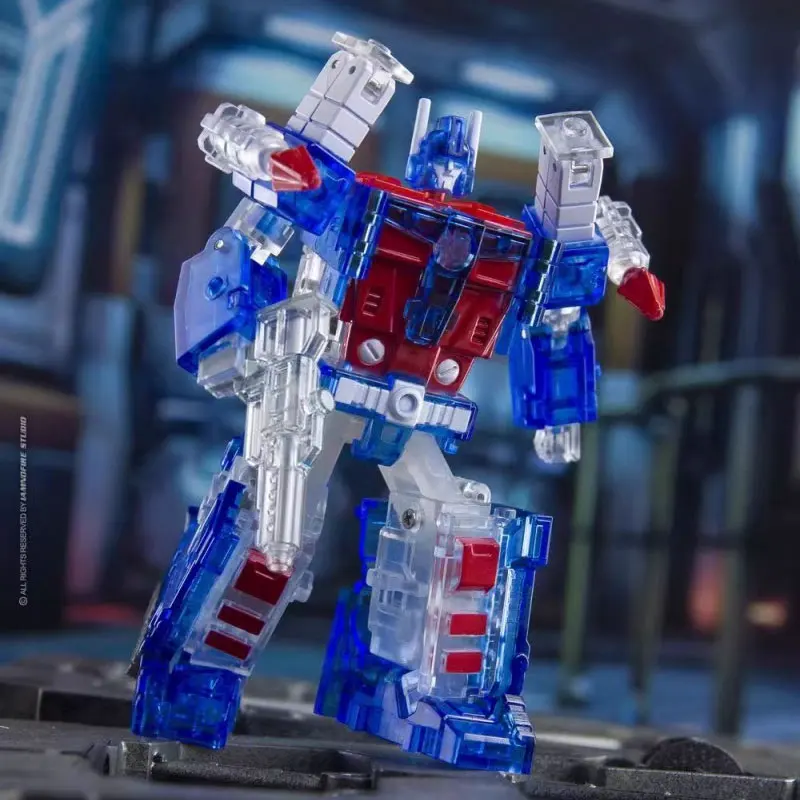 Auf Lager NEUE DR.WU DW-E23 Ultra Magnus Farbe Transparent Edition Transformation Kleine Action Figur Modell Sammlung Spielzeug