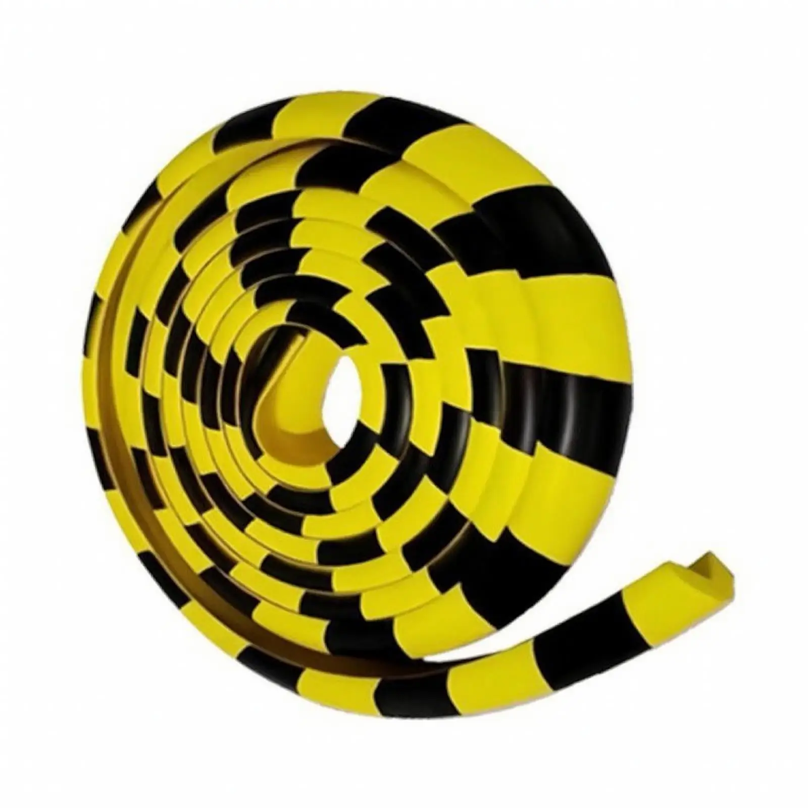 Durable Nitrile Rubber Corner Guard Strip 5M Self Adhesive Safety Protector for Warehouse Walls