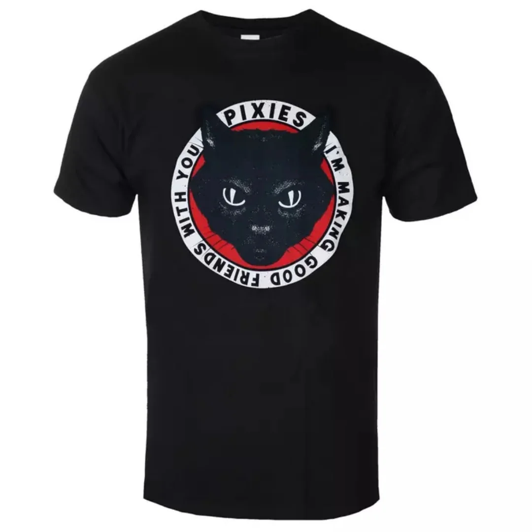 Pixies - Tame Pattern Printed T-shirt - Alternative Rock Band T-shirt Suitable for Both Men and Women To Wear