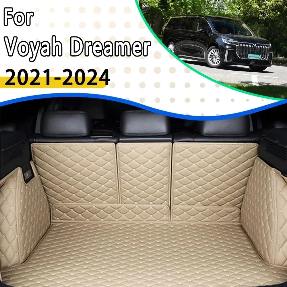

Car Rear Trunk Mats For Voyah Dreamer Dream 2021 2022 2023 2024 Anti-dirty Carpet Trunk Storage Pad Cargo Cover Auto Accessories