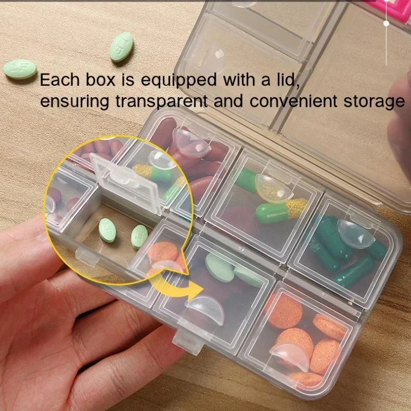 Travel Organizer convenient medicine Pill Packaging storage Box pills dispenser Tablet Pillbox Case Container Drug Divider Boxes