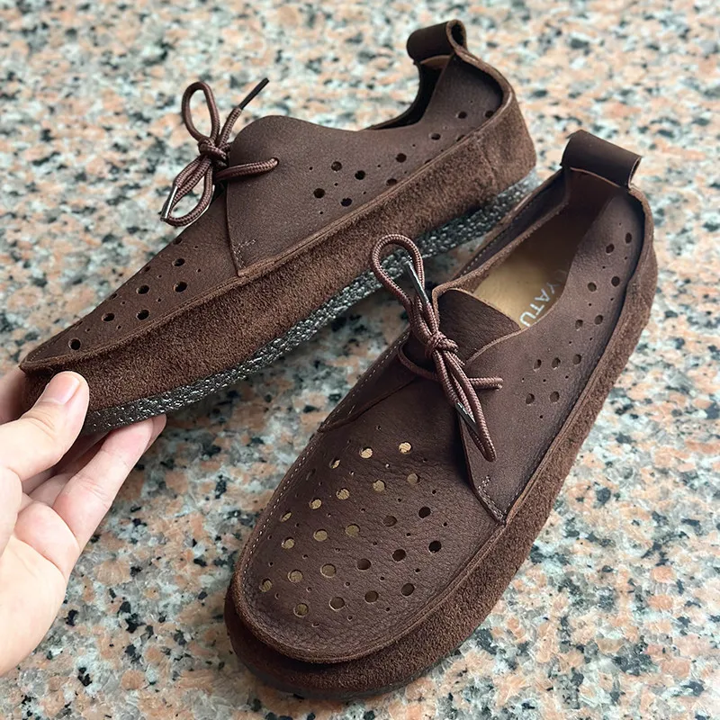 

New summer collection of breathable vintage-style sandals for men and women: comfortable and versatile walking shoes