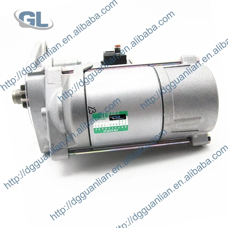 

Excavator Part Diesel Engine Auto Car Starter Motor 4LE2 8971128652 8-97112865-2 EX55UR-3 ZX27U ZX30U ZX35U ZX40U