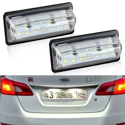 2x White LED License Number Plate Light Lamp For Nissan Altima Maxima Murano Pathfinder Rogue Quest Sentra Versa Note JX35 QX60