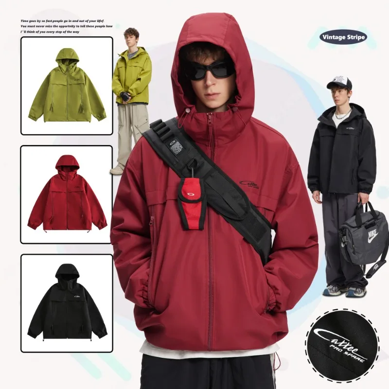 

2024 Spring New Arrivals Trendy Couples Versatile Outdoor Jackets Mountaineering Suits Men's Windproof and Waterproof Jackets