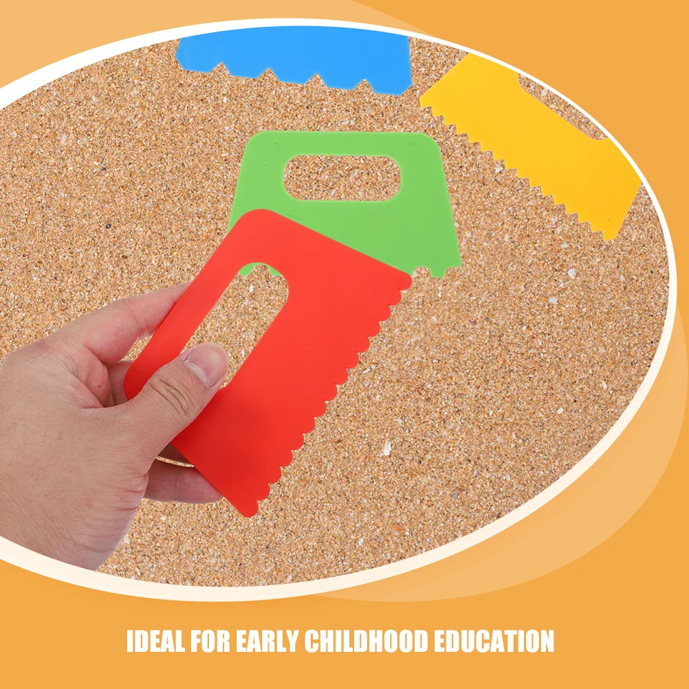 مجموعة رسم بلاستيكية متعددة الوظائف مكونة من 12 قطعة لتعليم الطفولة المبكرة، فرش طلاء بتصميم فريد من نوعه، عمل فني نابض بالحياة #3