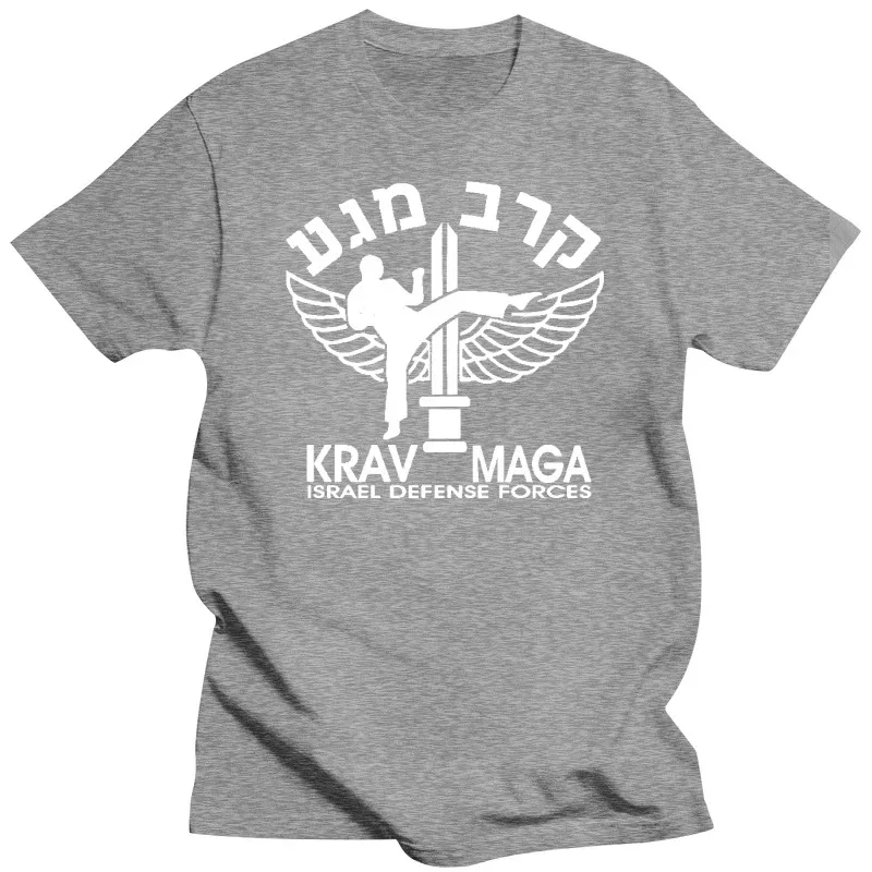 2018 Cotton Short-Sleeve T-Shirt Retro 0% Cotton Print Shirt Tee Krav Maga Cool T-Shirts Designs Selling Men