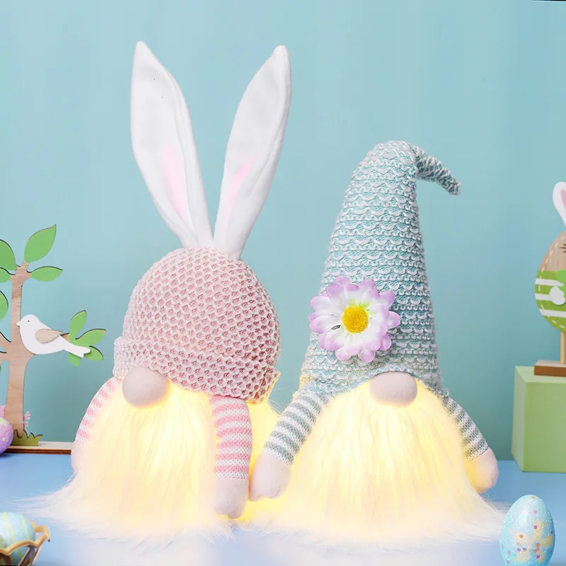 Easter Soft Stuffed Faceless Doll Creative Plush Ornament Festival Home Decoration