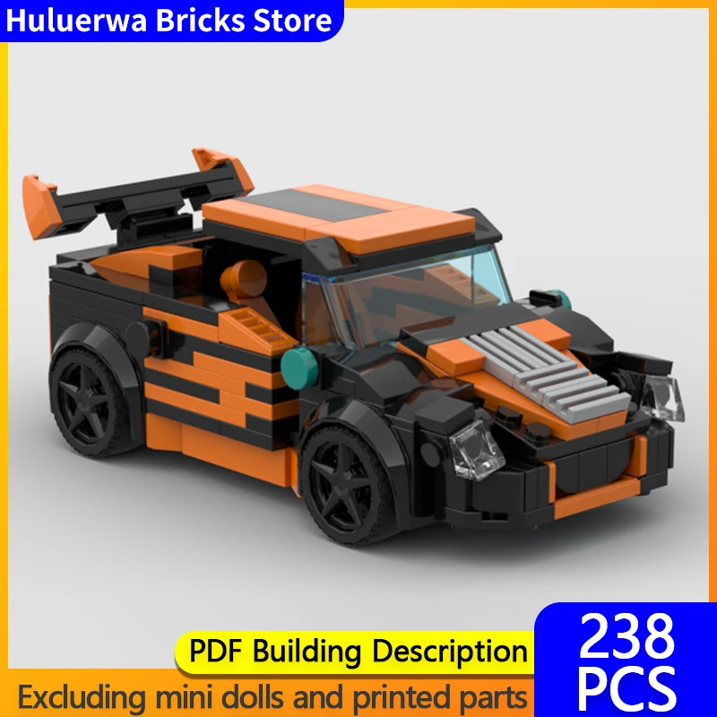 

Модель скоростного гоночного автомобиля MOC, строительные кирпичи, раллийный гоночный автомобиль, модульная технология, детские праздничные подарки, сборные игрушки, костюм