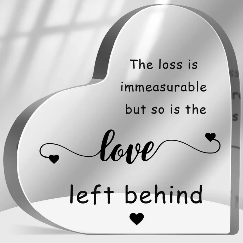 Sympathy Memorial Gifts: Funeral Decor Plaque, Loss of Father/Mother, Bereavement Condolences Grief Gifts