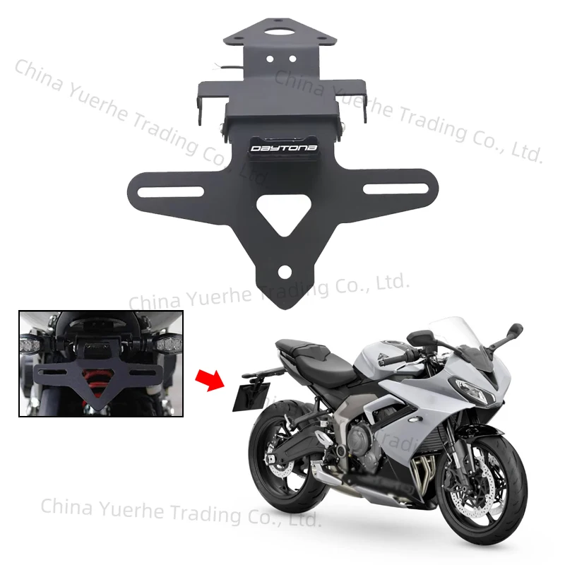 

Fit For Daytona660 Daytona 660 2024- Motorcycle Tail Tidy Fender Eliminator Registration License Plate Holder Bracket