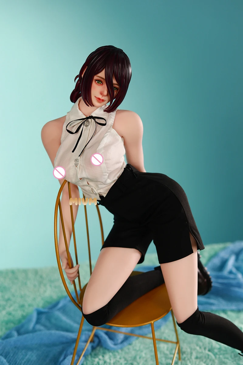 MIVM Full Silicone Physical Sex Doll Flight Attendant Cosplay Sex Toy Double Hole Insertion Anal Vaginal Adult Masturbation Cup view 5
