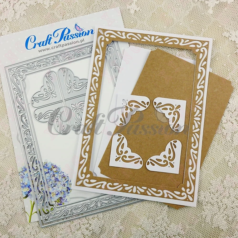 

New Arrival Scrapbook Diary Album Metal Cutting Dies 2023 Diy Gift Card Handmade Frame Template Decoration Embossing Craft Molds