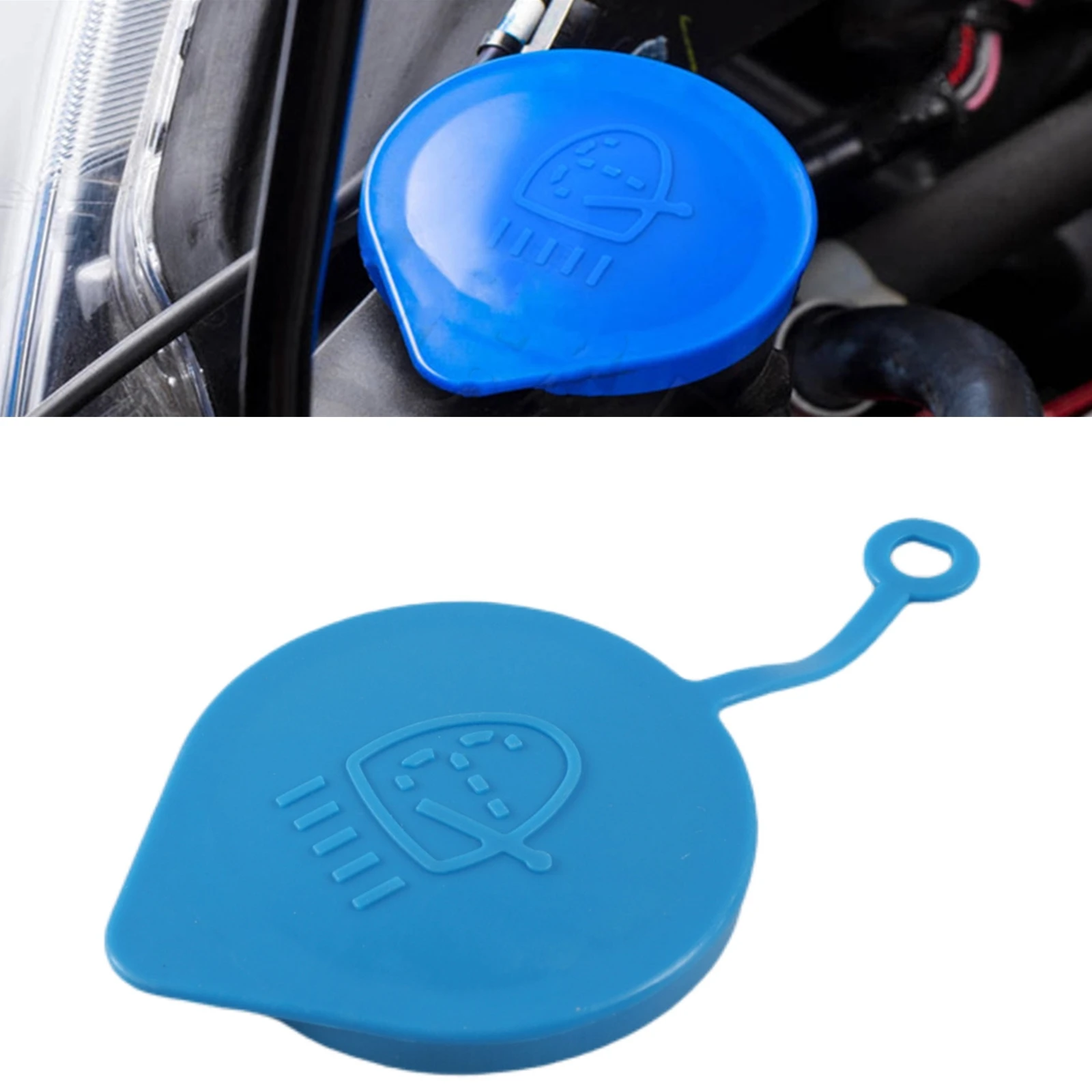 

Window Shield Windshield Washer Bottle Cap Lid Cover For Honda Accord Civic CRV CRX Blue OEM # 38513SB0961