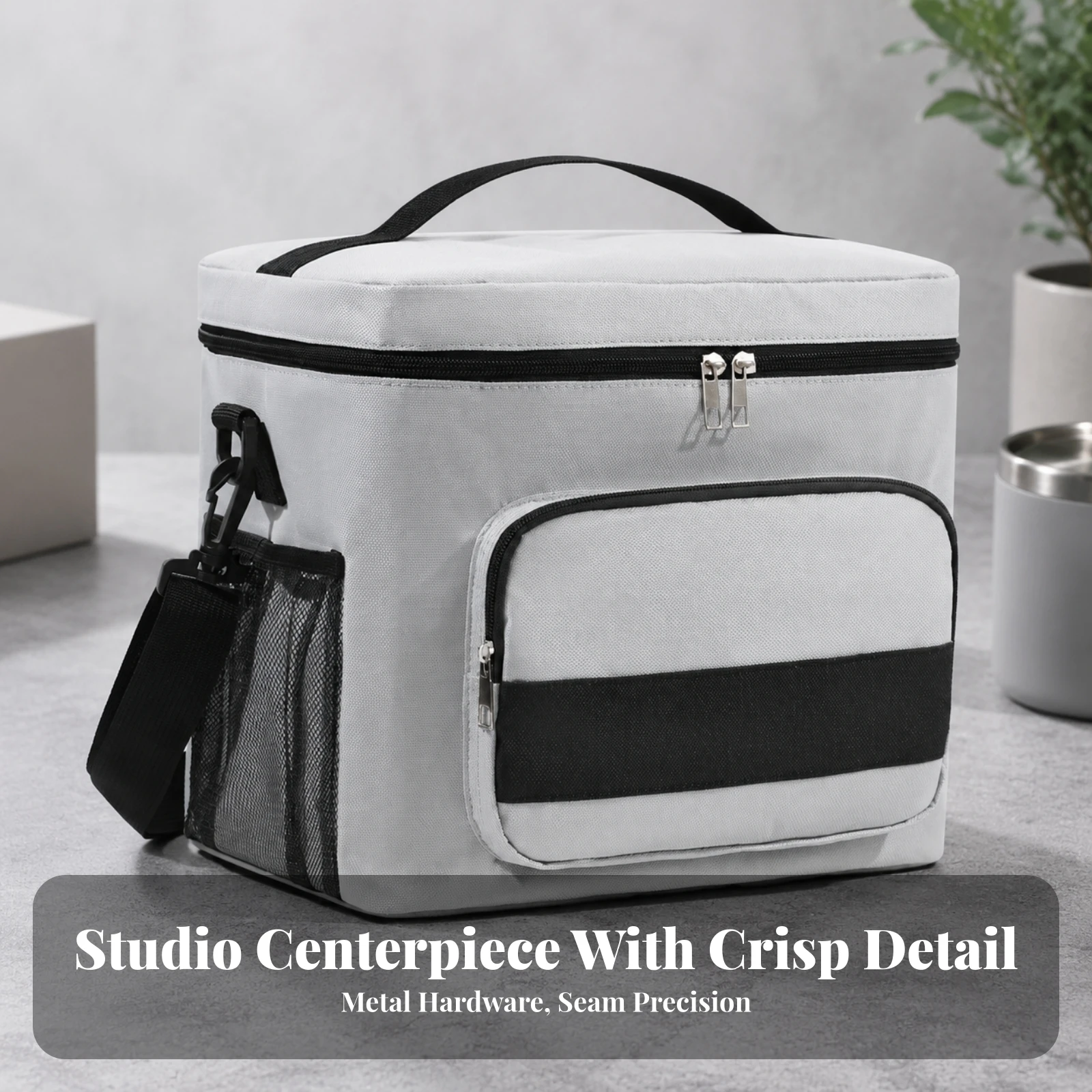 Insulated Lunch Bag Spacious Insulated Lunch Tote Bag Meal Carrier Lightweight Easy to Clean for Work, School