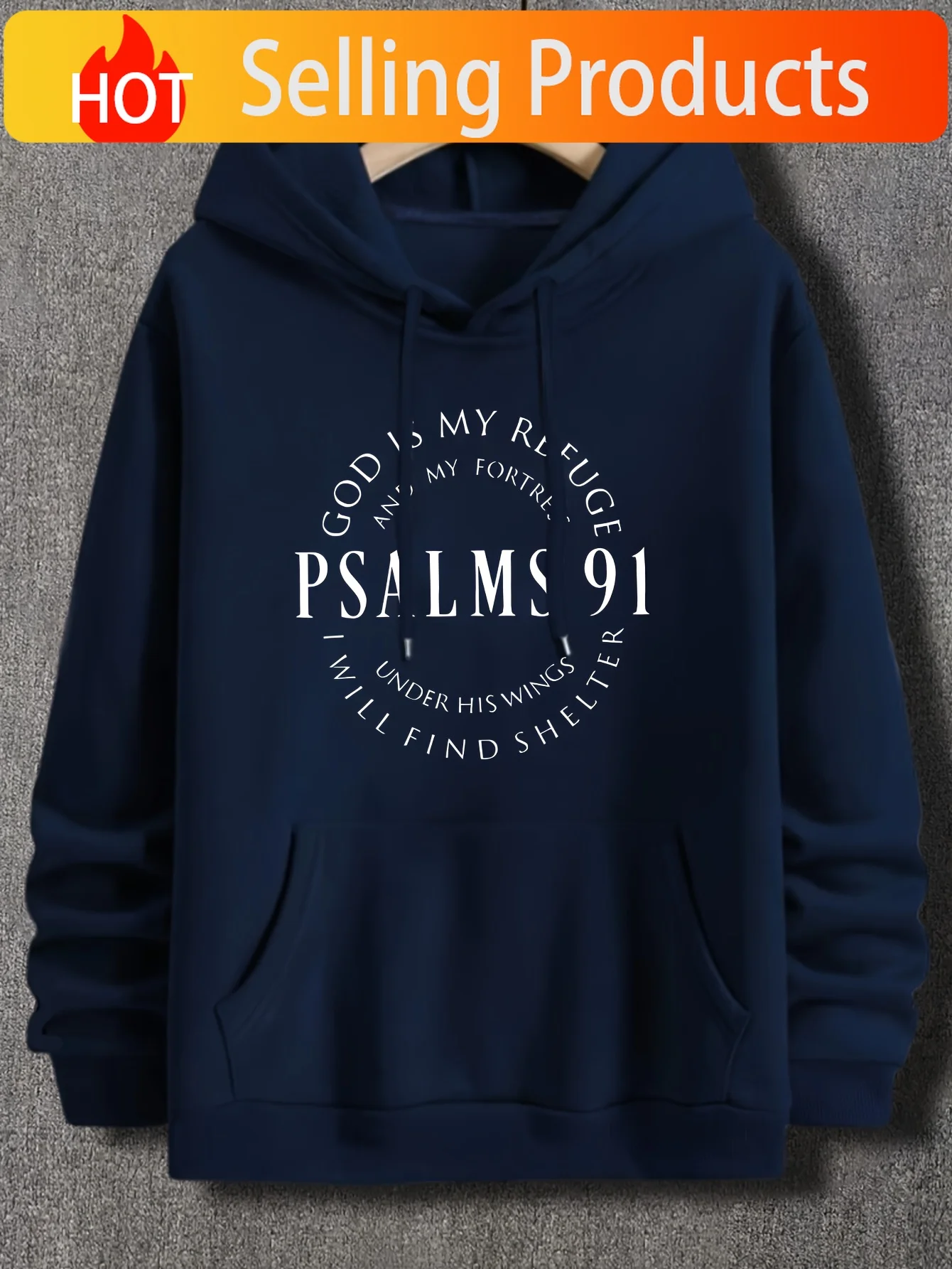 Hoodie New Spring Autumn Winter Solid Color Print Hooded Sweatshirt Top Loose Fit