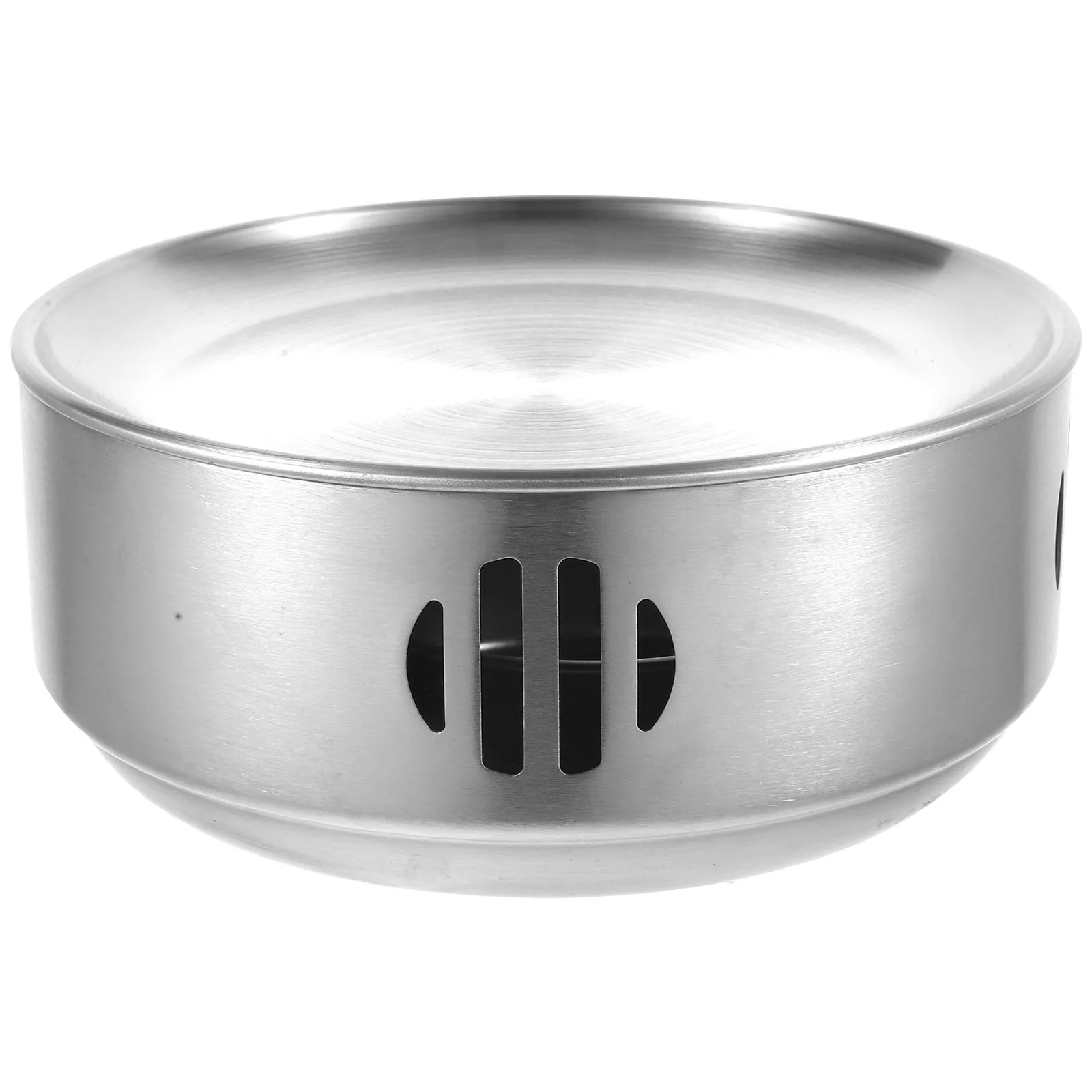 

Stainless Steel Camping Stove Portable Buffet Alcohol Heater Grill Small Compact Size Easy Storage Outdoor Use
