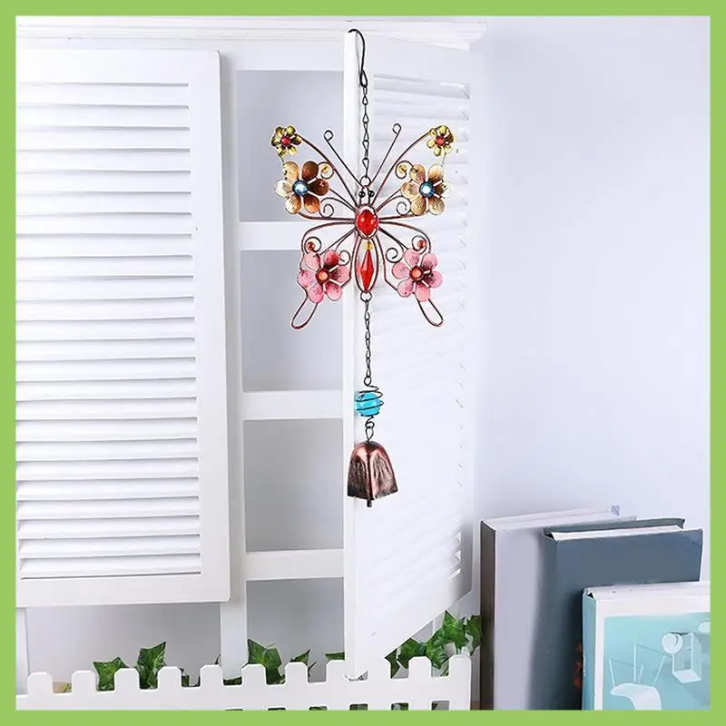 

1 Piece Butterfly Wind Chimes, Outdoor Indoor Decor, As Shown Mobile Romantic Wind For Grandma Gifts, Mom Gifts, Home