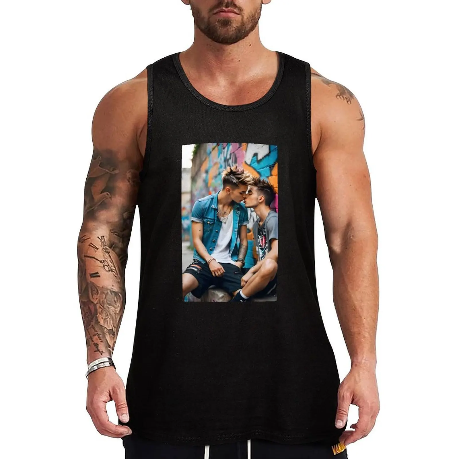 Desire 5 Tank Top Gym Muscle Tank Top Sleeveless Fitness Athletic Wear