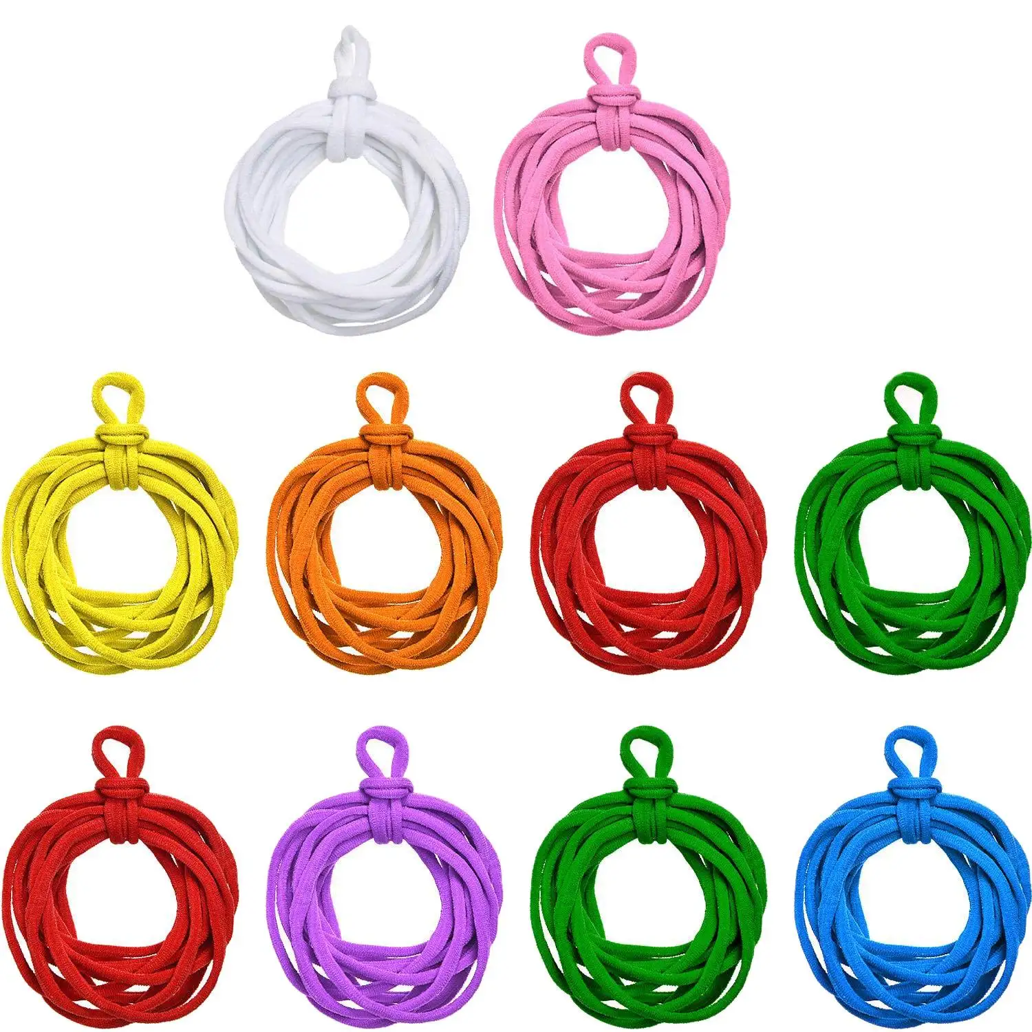 Loops para artesanato de tecelagem, Pothelder Loops, Loops com várias cores, suprimentos de artesanato DIY, 96 peças