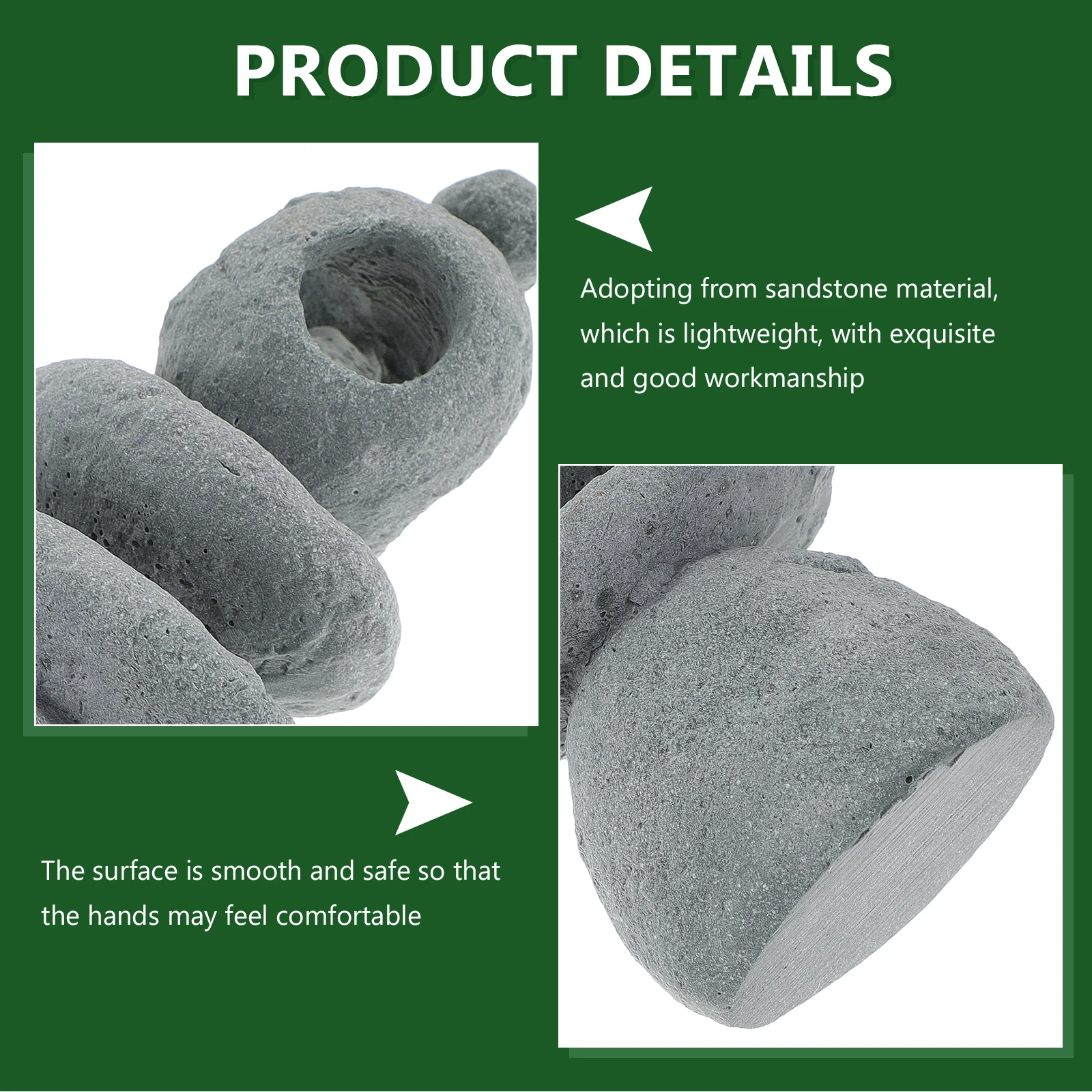 

Simulated Stone Ornaments Patio Stones Bonsai Garden Accessories Fake Sandstone Lawn Decor Mini