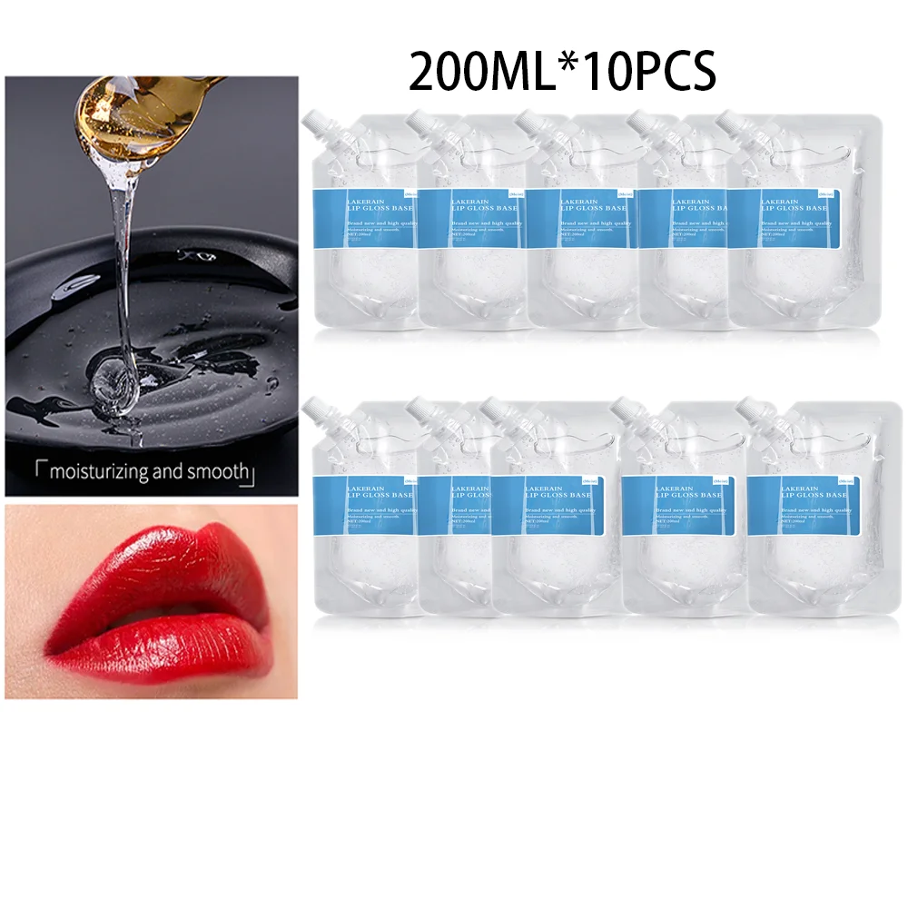 

2000ml Transparent Lip Gloss Base Gel Lipgloss Diy Liquid Lipstick Moisturizing Gloss Oil Making Material Vegan Wholesale