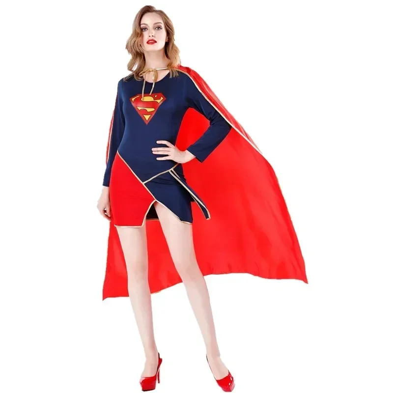 

Halloween Carnival Party Adult Super Warrior Hero Diana Cosplay Dress Masquerade Wonder Super Girls Fancy Costume