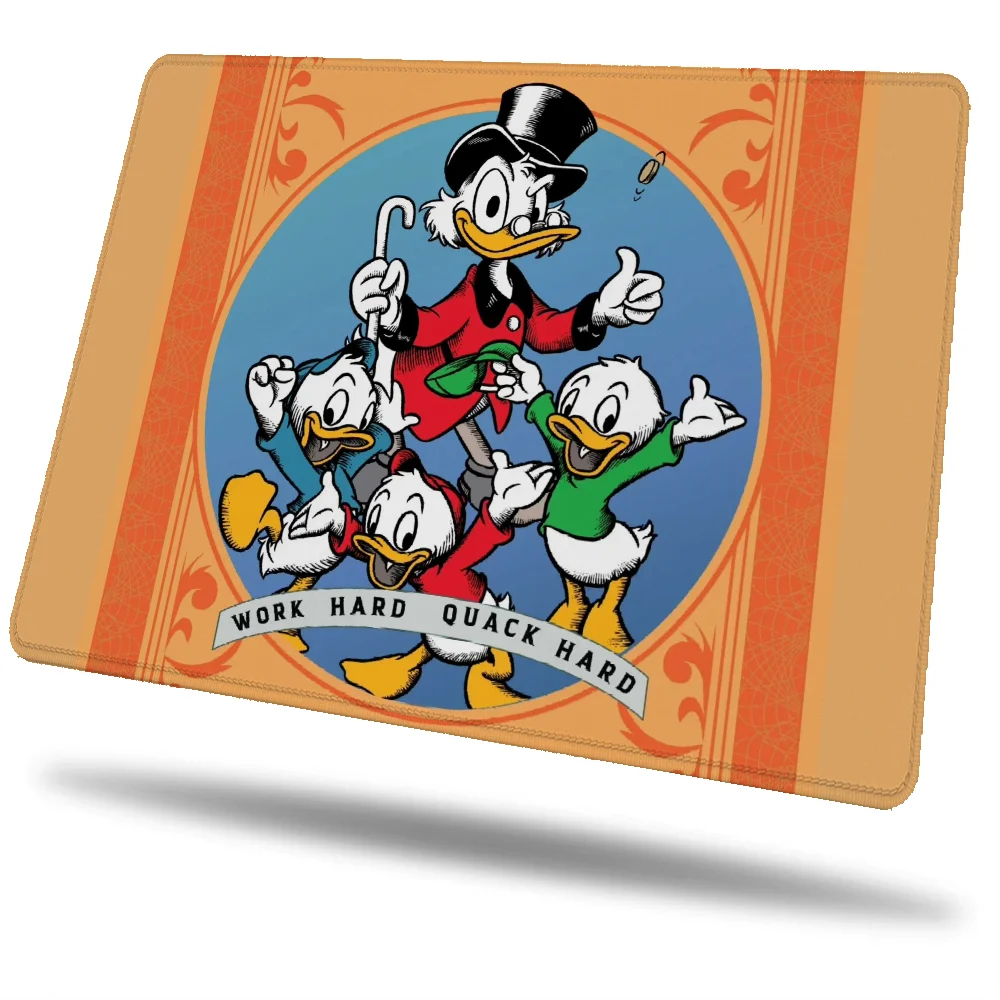 Desk Mat Scrooge McDuck Gaming Mouse Pad Anime Small Pc Gamer Accessories Mousepad Company Game Mats Mause Laptop Computer Table