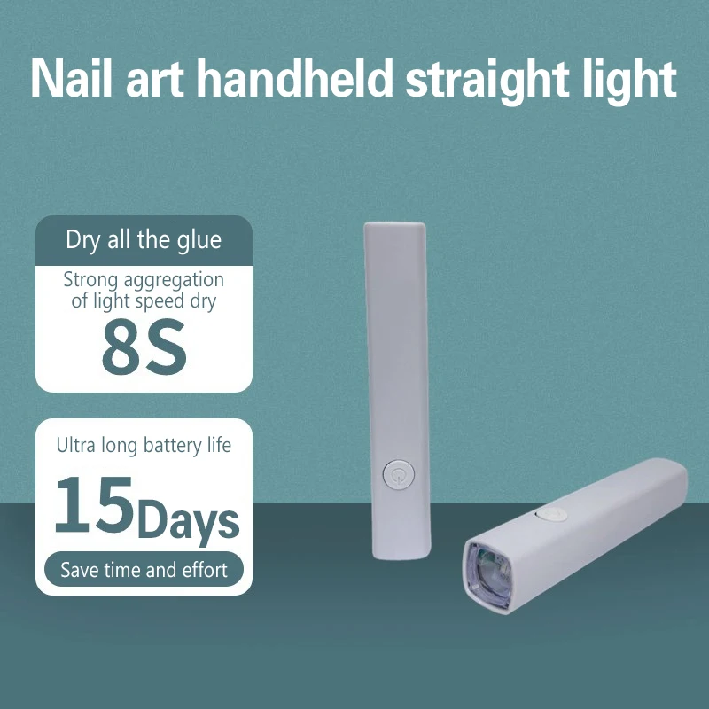 แบบพกพามินิเล็บโคมไฟเครื่องเป่าปากกา UV LED เจล Polish Curing เจลทั้งหมดเครื่องมือ Cabin Single Finger ไฟฉายเล็บอุปกรณ์ศิลปะ
