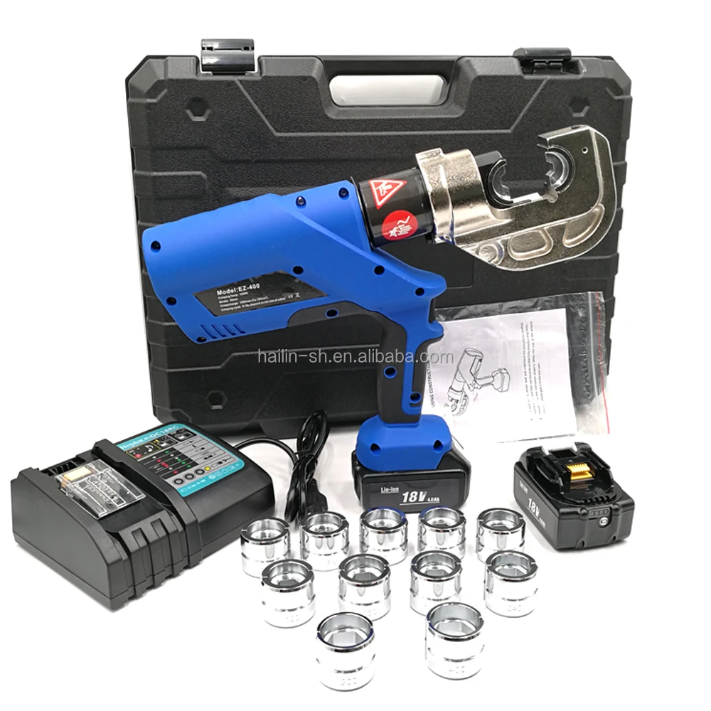 

Electrical Crimper Tool Electric Hydraulic Crimper Power Tools Set Electrical Terminal Crimper EZ-400