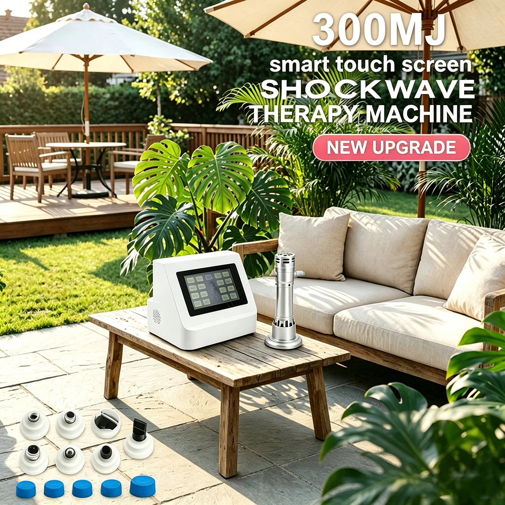 

Shockwave Therapy Machine 7 Heads Body Massage ED Treatment Pain Relief Physiotherapy 300mj Shock Wave Equipment New