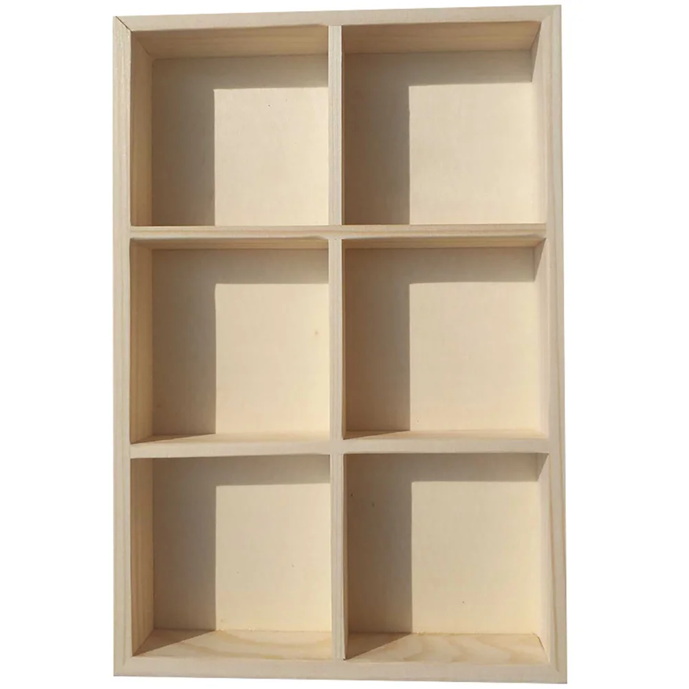 

Pine Storage Box Paint Boxes Pigment Wood Crayon Container Crayons Organizer Watercolor Tool Case Toolbox for